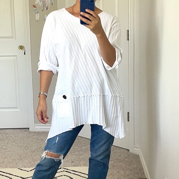 100% Cotton Focus Casual Collection Tunic Top - Picture 4 of 15